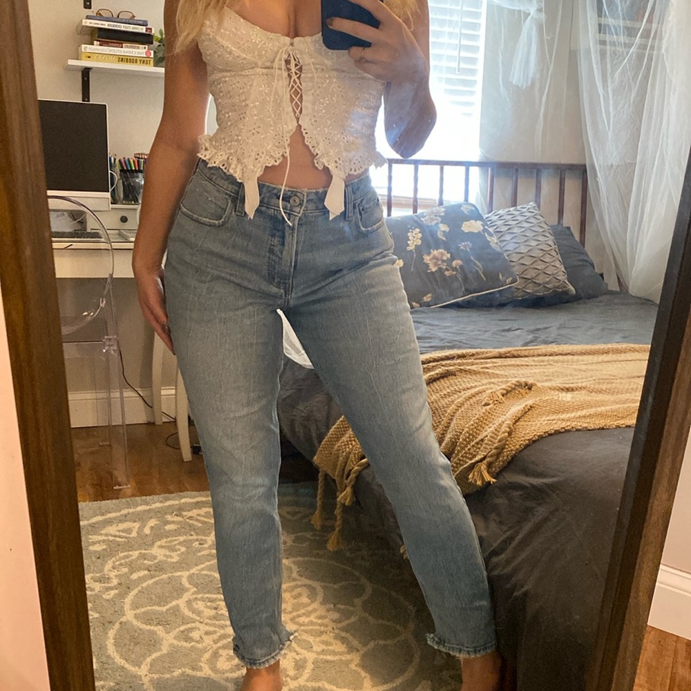Abercrombie and Fitch The Skinny High Rise Jeans